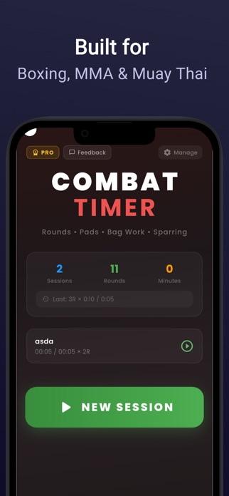 Combat Timer - Boxing Timer Screenshot 1 of 4