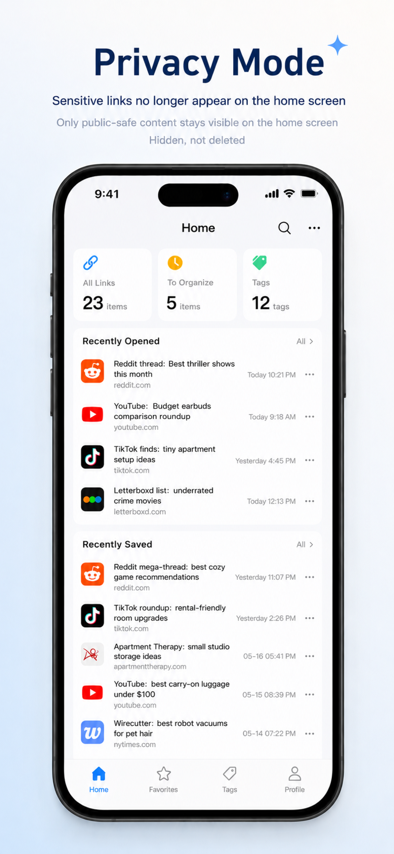 LinkKeep: Link Organizer