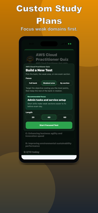 AWS Cloud Practitioner Quiz Screenshot 6 of 6
