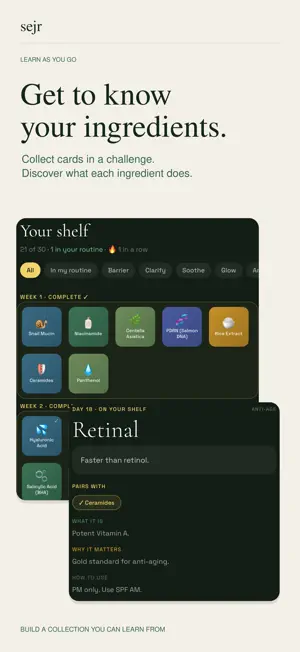 Sejr: Skincare Tracker screenshot 3