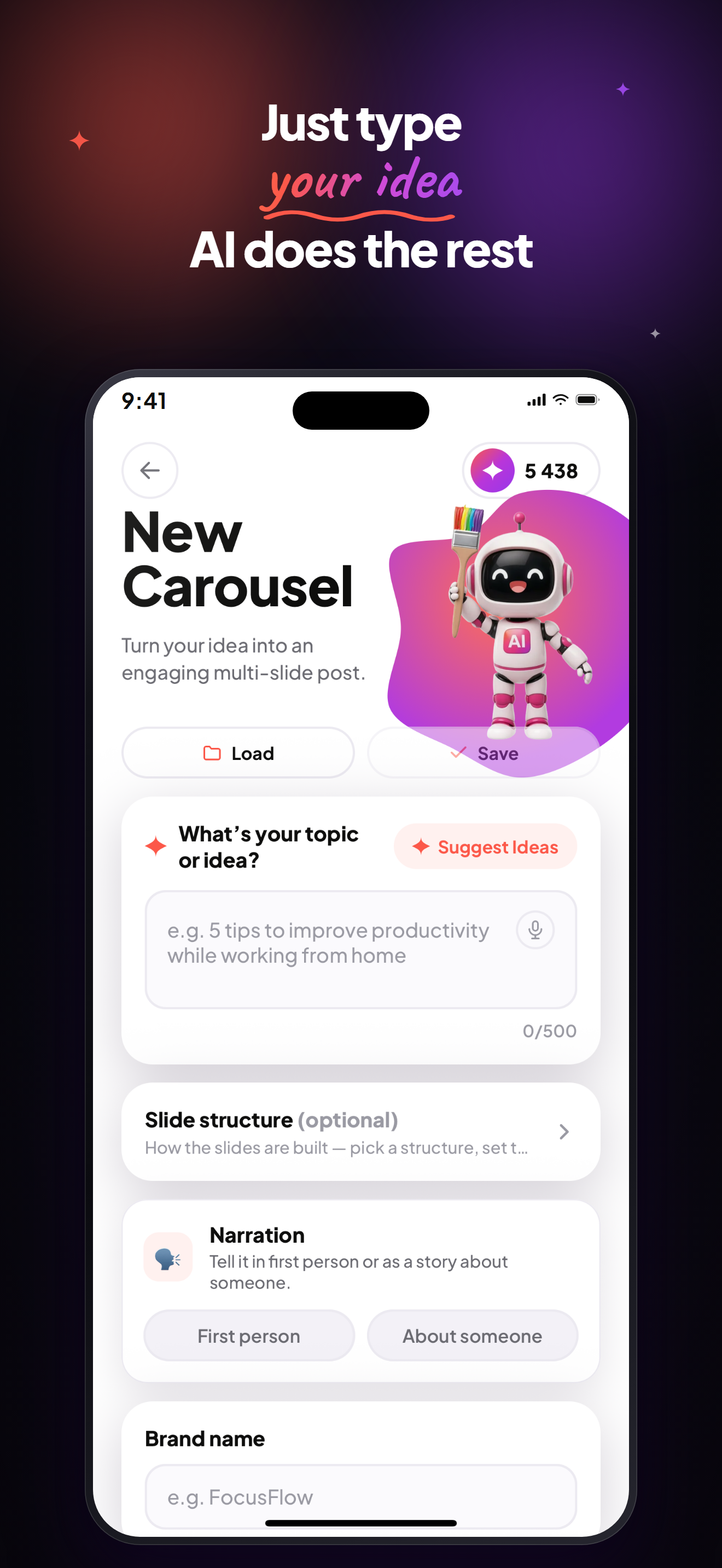 Caruvo: AI Content & Reels screenshot 6