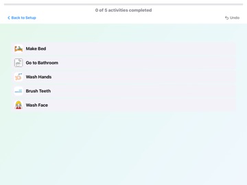 Visual Schedule Pro for ABA iPad screenshot