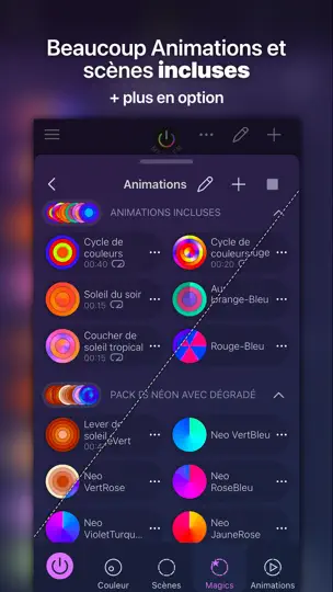 Capture d'écran de IConnectHue Pour Philips Hue sur iPhone 5
