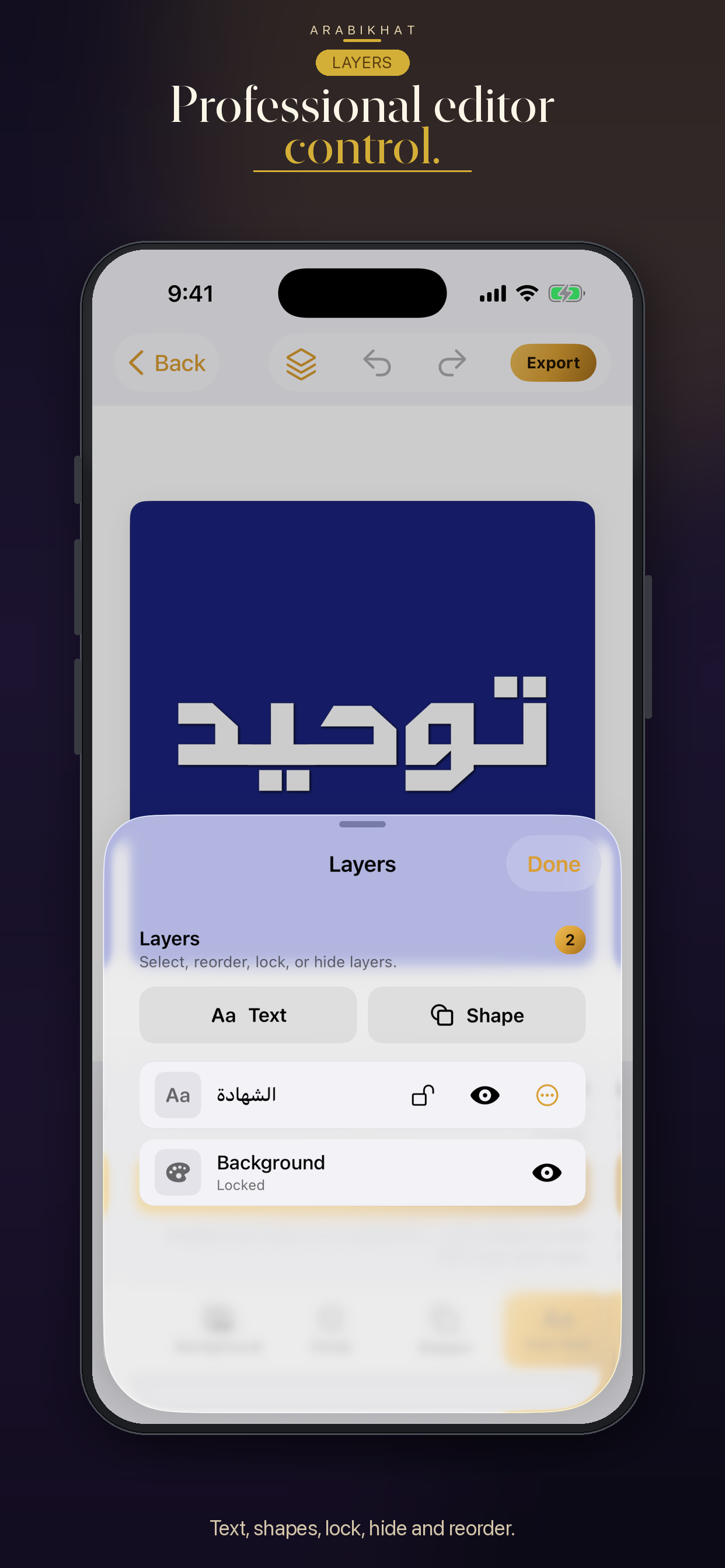 Arabic Calligraphy Generator screenshot 5