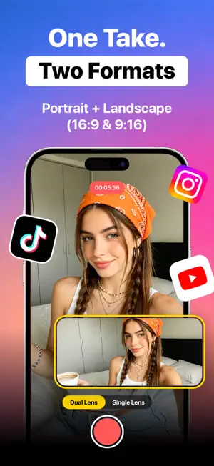 Dual Recorder: Duo Shot Video screenshot 1