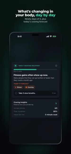 Quit Smoking: ClearDay Tracker screenshot 3
