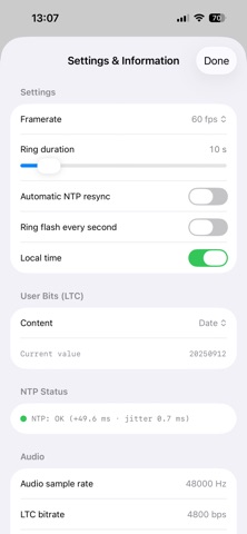 Sync screenshot