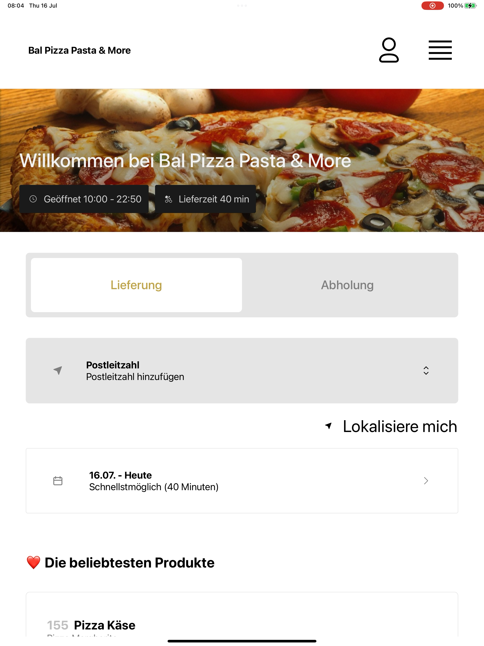 Bal Pizza Pasta & More screenshot 14