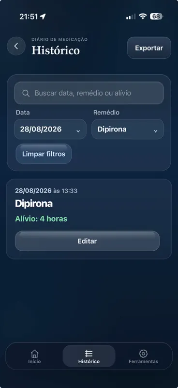 Diário de Medicação screenshot 4 of 5