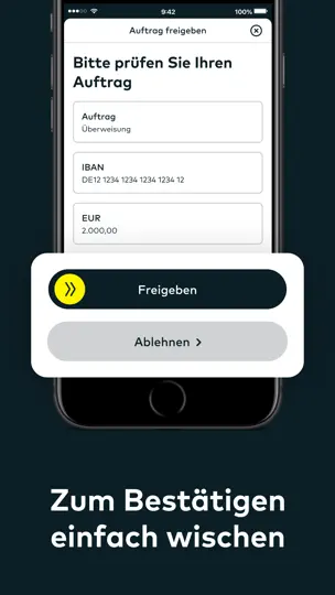 Screenshot von Comdirect PhotoTAN App auf dem iPhone 4