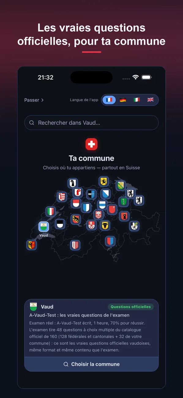 Screenshot #1 pour Swiss Naturalization Test
