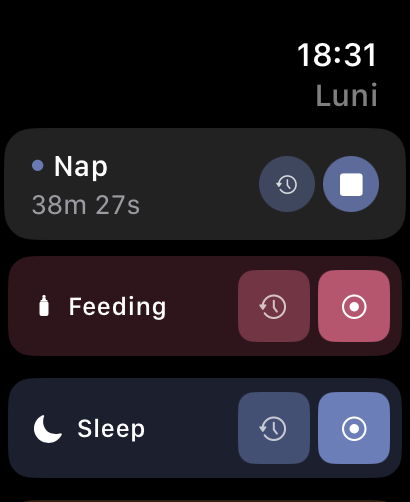 Luni - Swiss Baby Tracker &Log