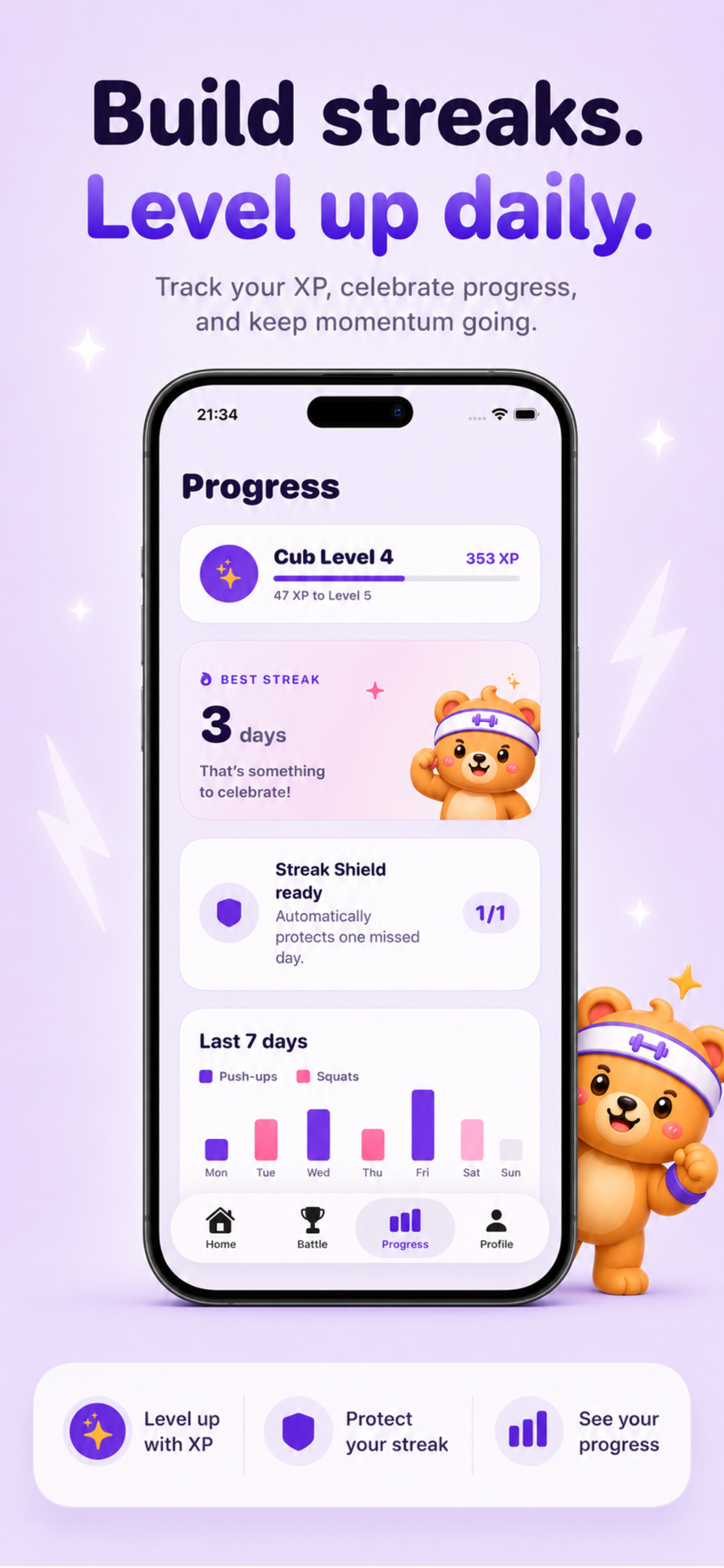 RepCub: AI Fitness Battles screenshot 4