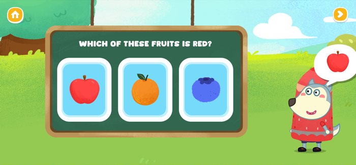 Wolfoos Colors Learning Book