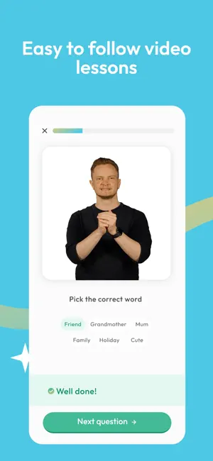 Auslan Wiz - Sign Language iPhone screenshot 3