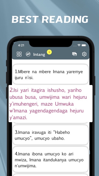 Kinyarwanda Bible - offline Screenshot