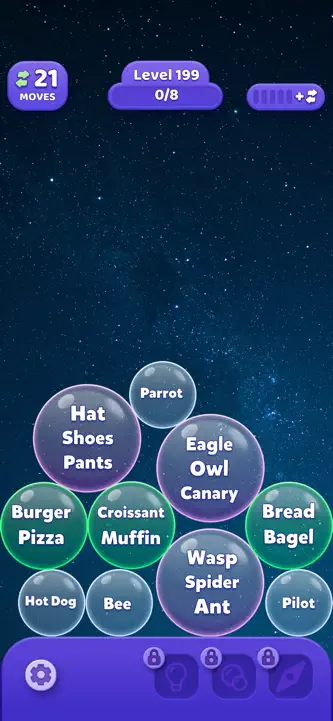 Merge Bubbles - Word Game screenshot 3