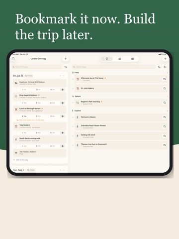 Avenly - Itinerary Planner ipad screenshot 4