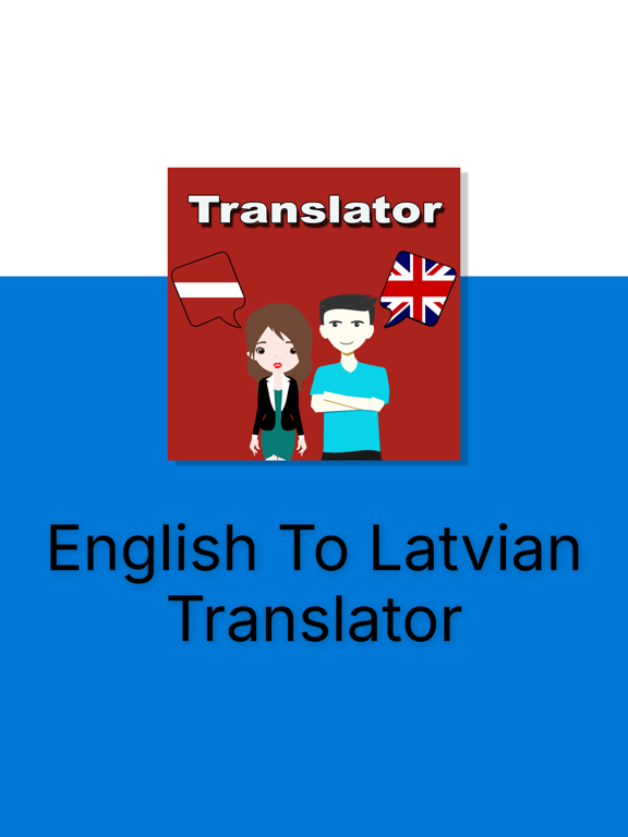 English To Latvian Translator iPad screenshot