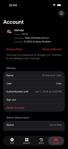 MeTube - Your Channels Only Screenshot 8 of 9