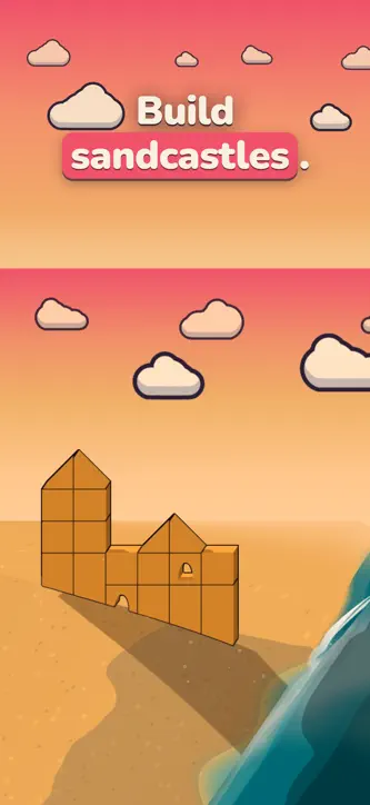 Tideline: Sandcastle Puzzle screenshot 1