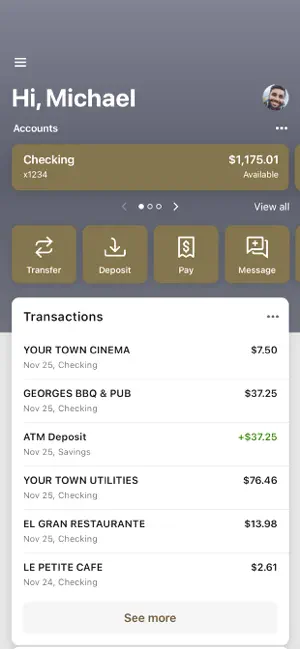Golden State Bank screenshot 1