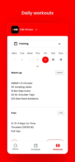 KBE Fitness screenshot 4