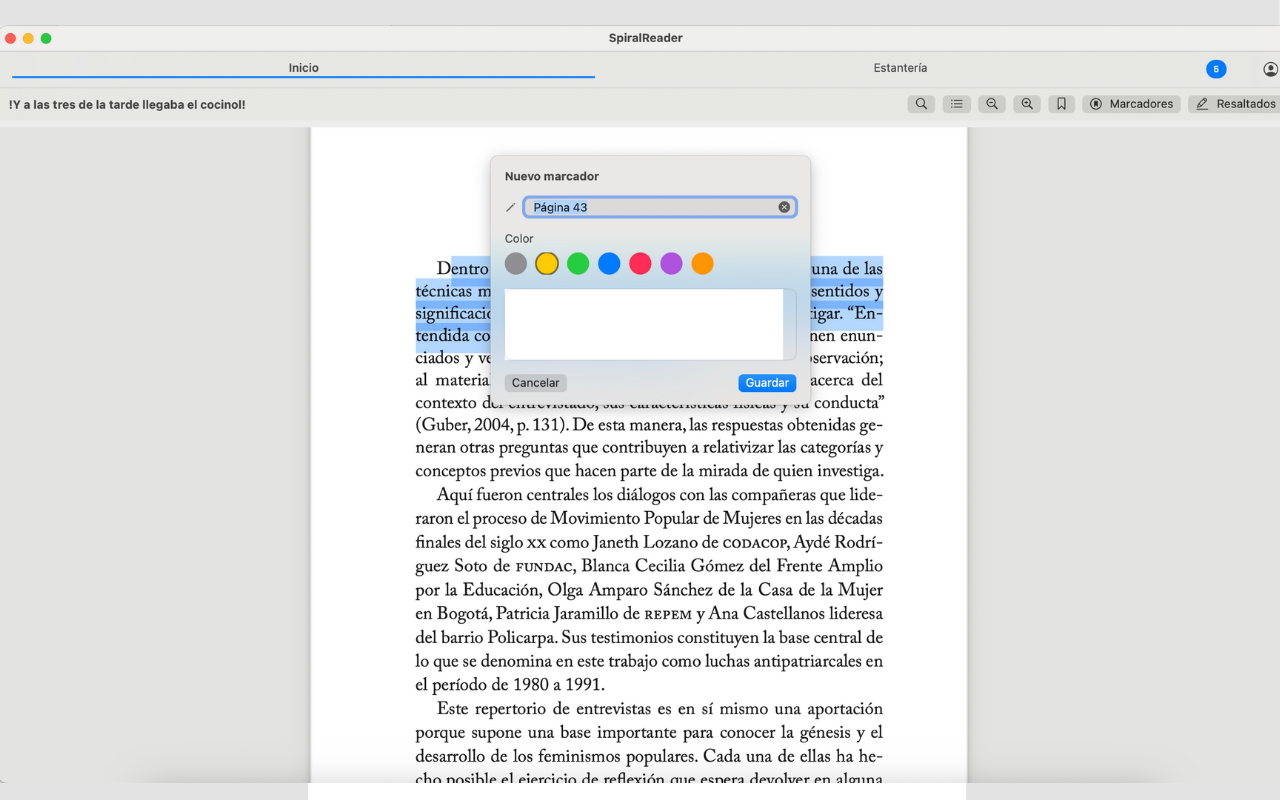 Spiral Reader MI
