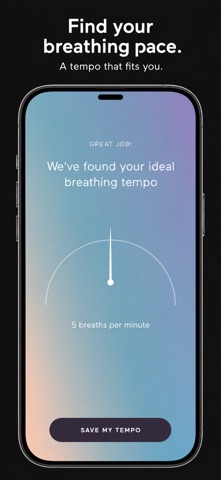 59 Breaths: Breathing & HRV Screenshot 2 of 4
