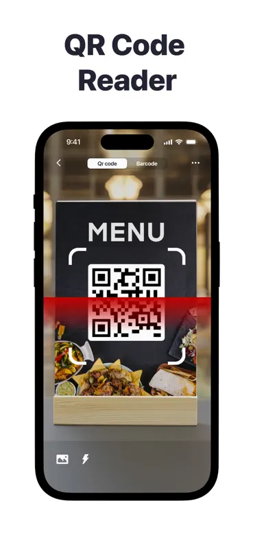 QR Code Reader＋Barcode Scanner screenshot 1 of 5