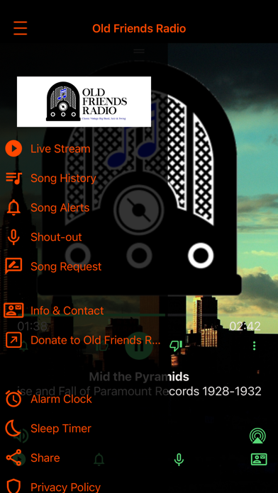 Old Friends Radio Screenshot