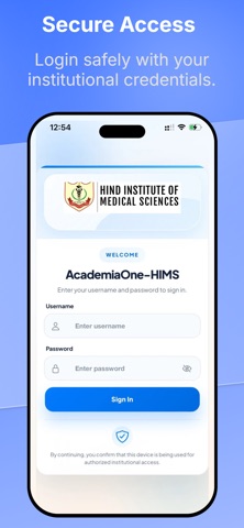 AcademiaOne-HIMS iPhone screenshot