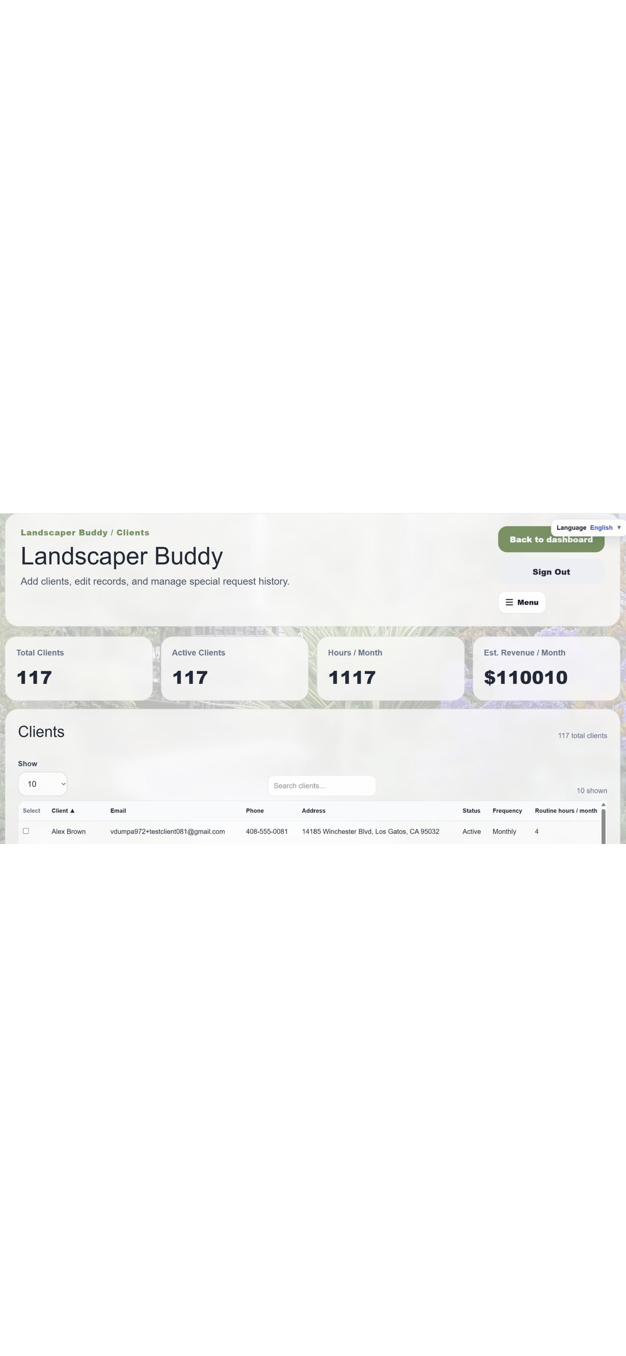 Landscape Buddy Scheduler screenshot 8