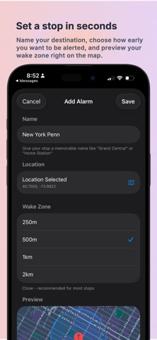 NextStop Train Commuter Alarm Screenshot 2 of 5
