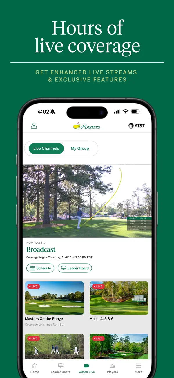 Screenshot #3 pour The Masters Tournament