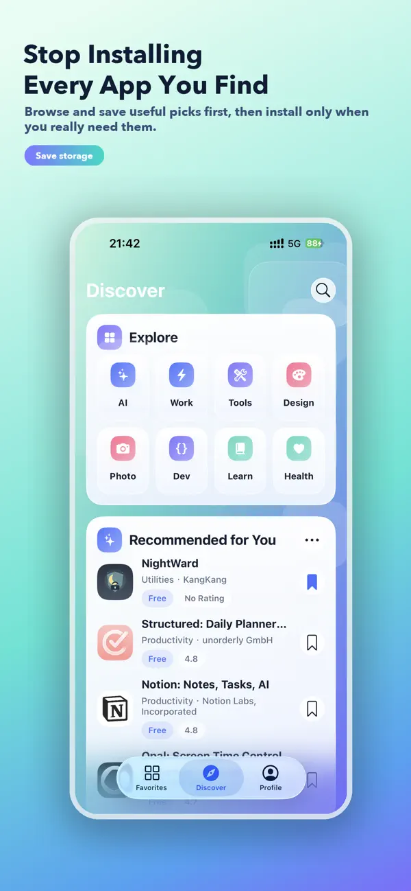 Screenshot #3 pour AppPin - Save Apps & Space