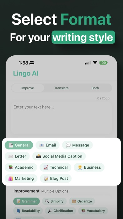 Screenshot #3 pour Lingo: Write & Translate
