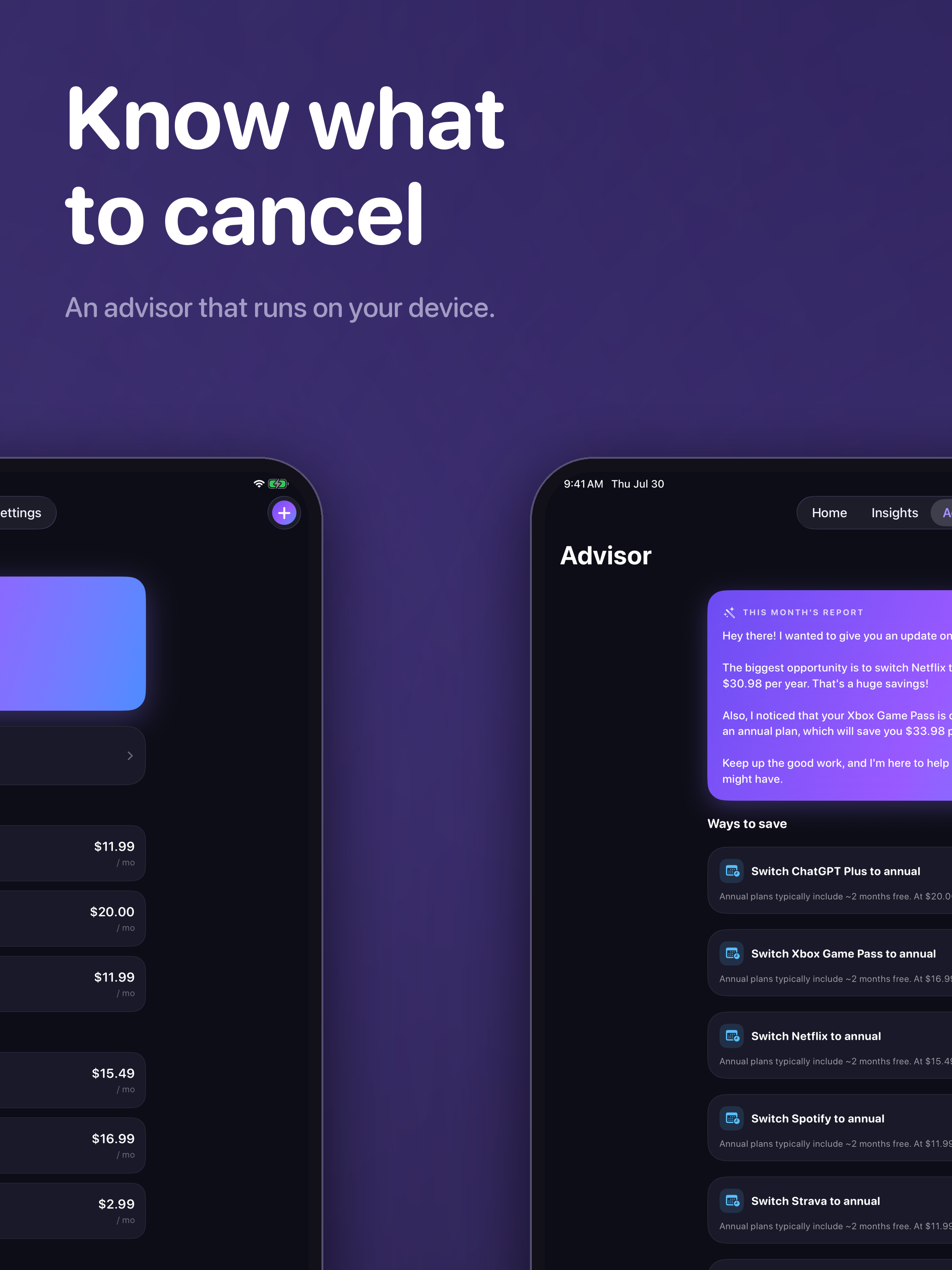 Recurra AI: Subscriptions screenshot 12