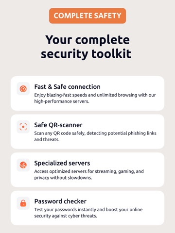 MaxProtection VPN PRO iPad screenshot