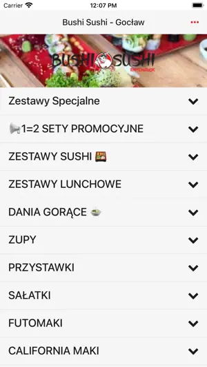 Bushi Sushi Warszawa screenshot 2