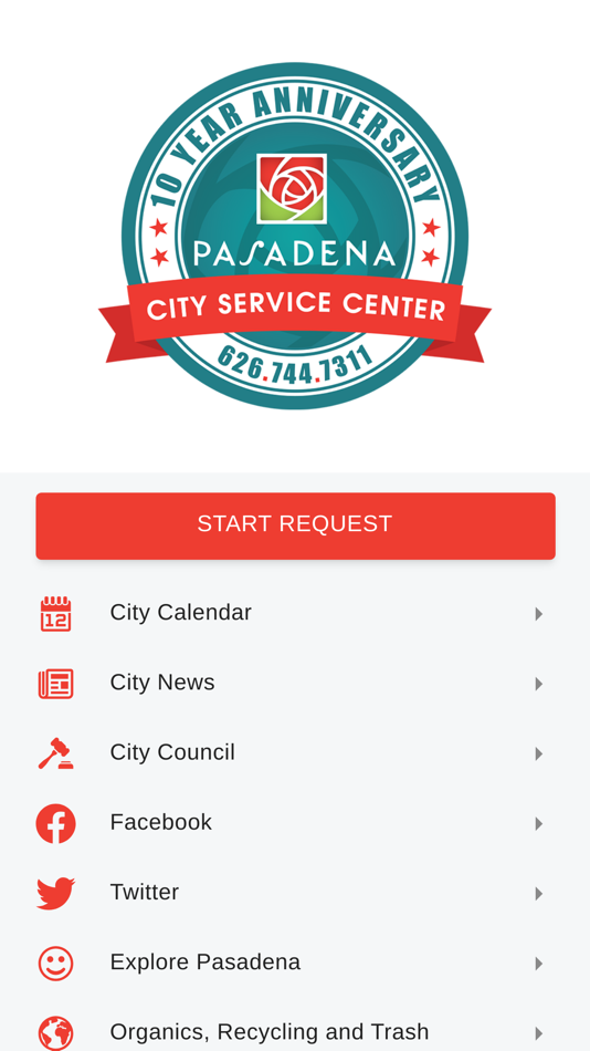 #1. Pasadena CSC (iOS) От: City of Pasadena, CA