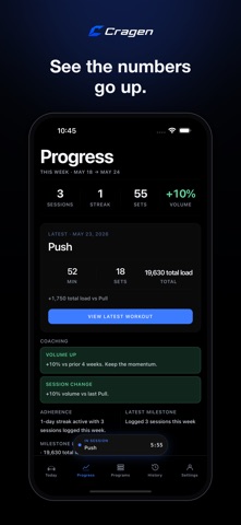 Cragen: Gym Workout Tracker Screenshot 4 of 6