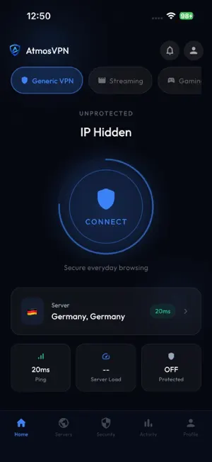 AtmosVPN: Secure VPN screenshot 2