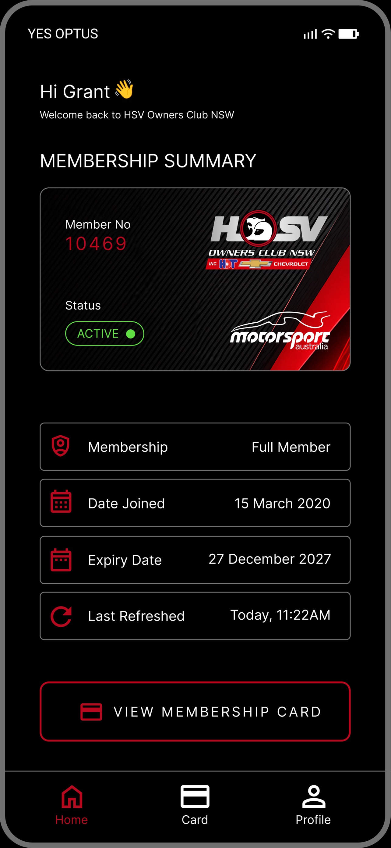 Screenshot 3 of HSV Membership