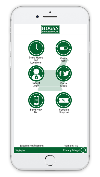Hogan Pharmacy Refills app screenshot