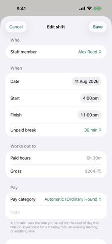 PayPrep iPhone screenshot