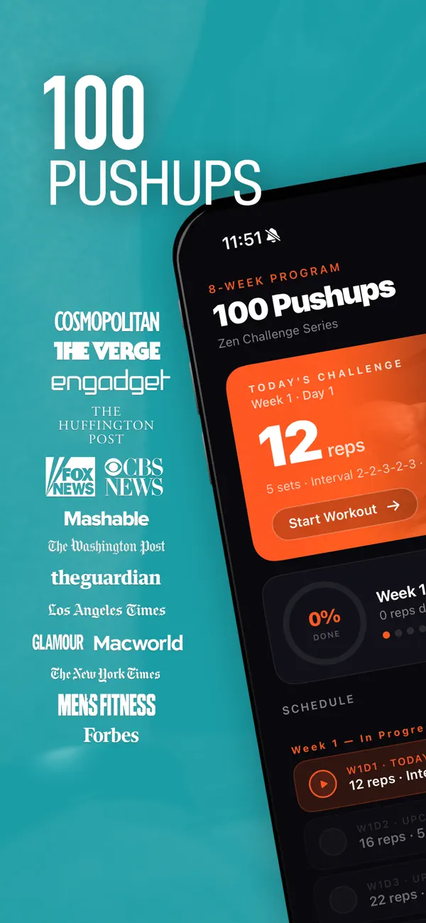 Screenshot #1 pour Push Ups Trainer Challenge