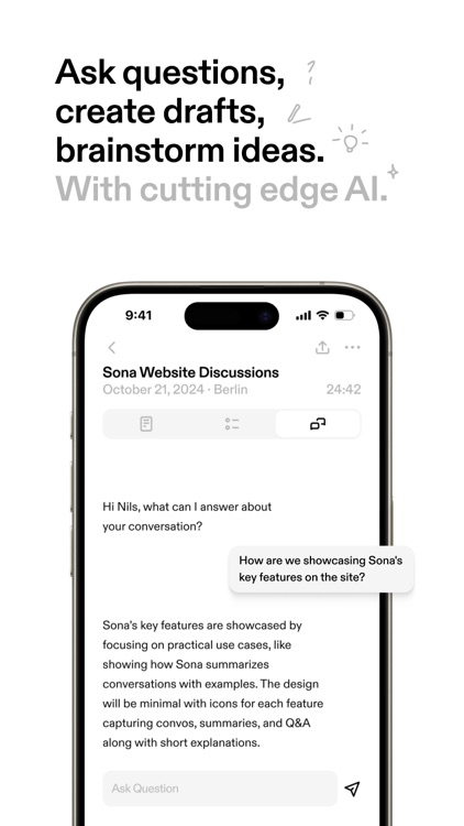 Sona Insight: Voice to Text AI