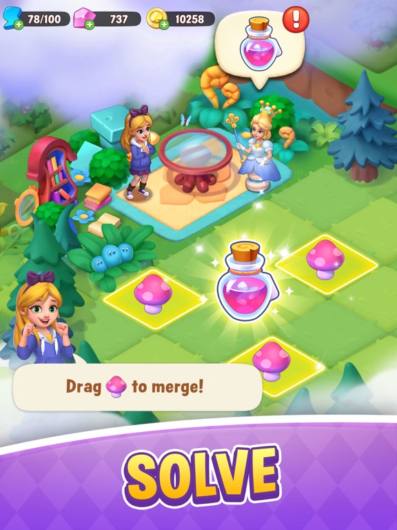 Alice's Dream ： Merge Games iPad screenshot 2 - Games app