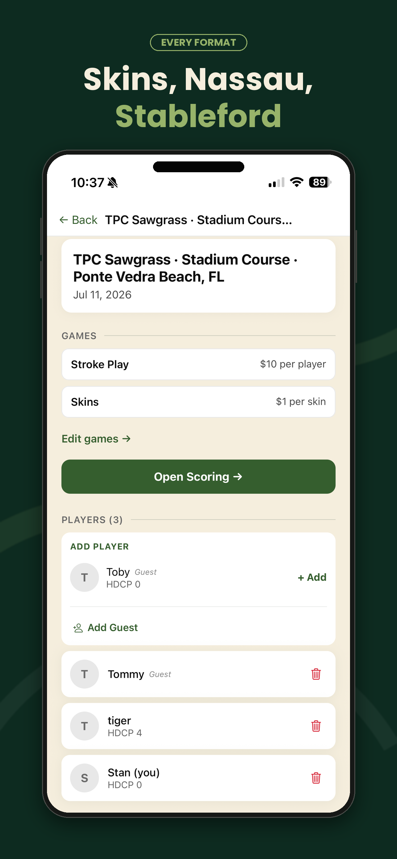 Stymie: Play Golf & Settle Up screenshot 3